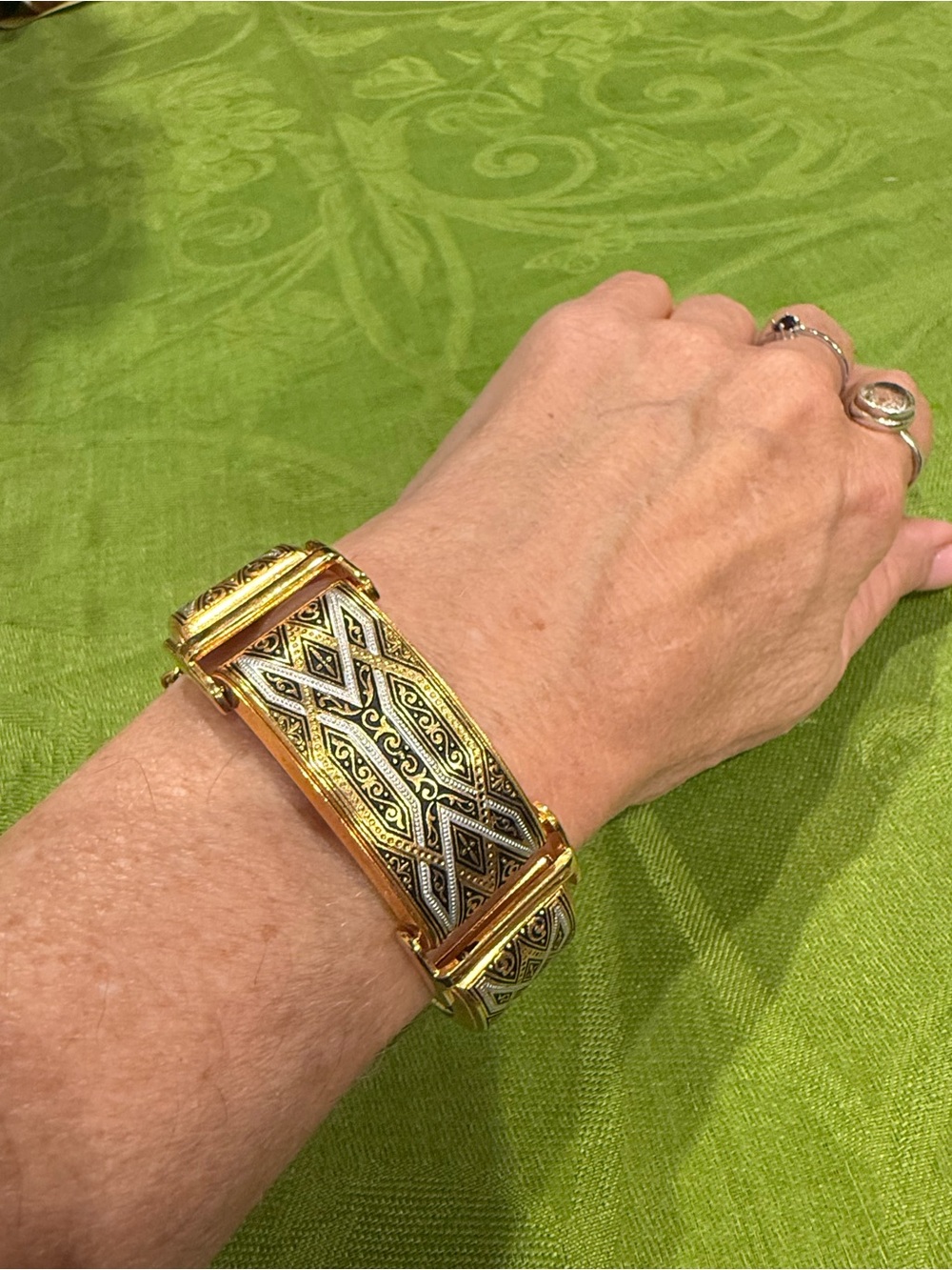 Arabesque Damascene Bracelet